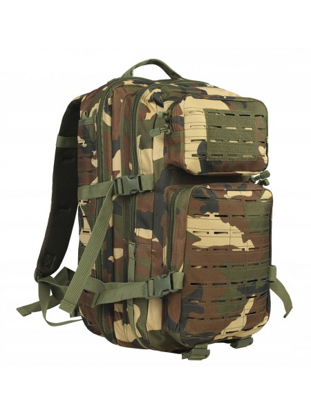 Рюкзак тактичний Dominator Warrior TAC Laser 36L Woodland Camouflage DMR-WR36L-WDL