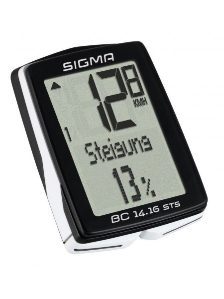 Велокомп'ютер Sigma Sport BC 14.16 STS CAD бездротовий Чорний (LIS420)