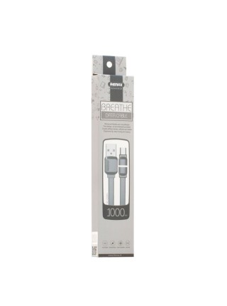 Кабель USB Remax RC-029m Breathe USB — Micro USB 1 м Чорний