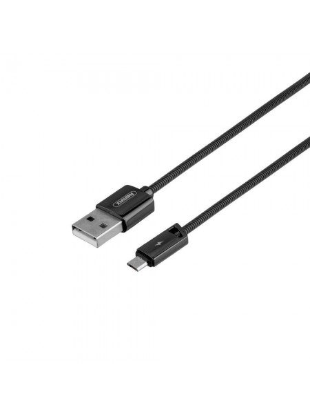Кабель USB Remax RC-166m USB — Micro USB 2,1 А 480 Mb/s Сірий