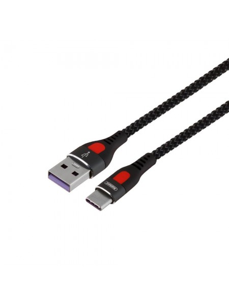 Кабель USB Remax RC-188a USB — Type C Super Fast Charge 5A Чорний