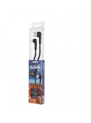Кабель USB Remax RC-014i Tenky USB — Lightning 2.1 А 1 м Чорний