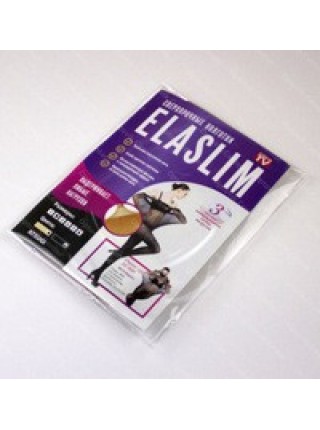 Жіночі надміцні обважнені колготки ElaSlim (Еласим) антизатяжки з компресією 130 ден чорні