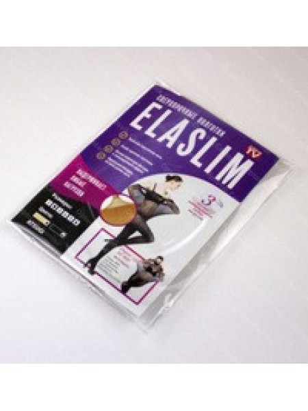Жіночі надміцні бар'єрні колготки ElaSlim (Еласим) з компресійним ефектом 40 ден чорні