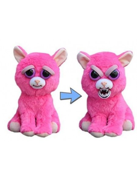Інтерактивна іграшка Feisty Pets Добра худорлява звірятка Рожева Кішка 20 см (SUN0138)