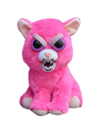 Інтерактивна іграшка Feisty Pets Добра худорлява звірятка Рожева Кішка 20 см (SUN0138)