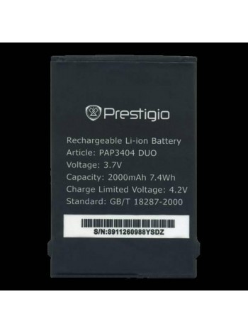Батарея Prestigio PAP3404 Prestigio MultiPhone 3404 Duo [Original PRC]