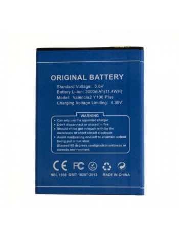 Акумулятор Doogee Y100 Plus для Valencia 2 3000 mAh (T7573)