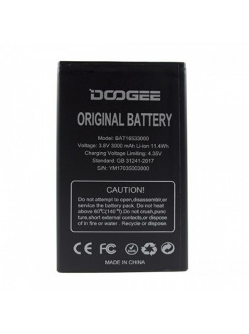 Акумулятор Doogee BAT16533000 для X9 / X9 Pro 3000 мА·год (T1011)