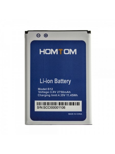 Акумулятор Homtom S12 2750 mAh (T1157)