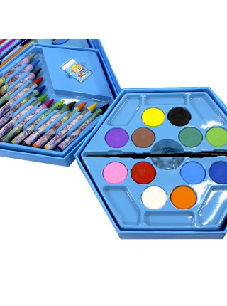 Набір для дитячої творчості та малювання Painting Set 46 предметів Blue (4697-13581a)