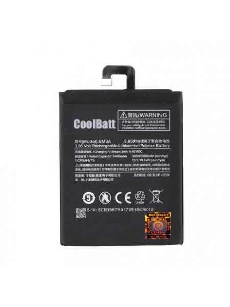 Батарея CoolBatt для Xiaomi BM3A (Mi Note 3) 3500 мА·год