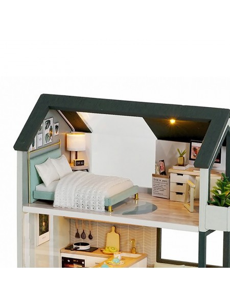 Ляльковий дім конструктор DIY Cute Room QL-001-B The Nordic Apartment
