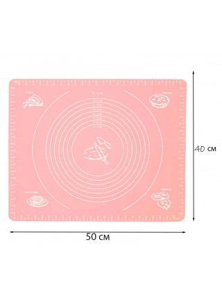 Силіконовий антипригарний килимок 2Life 50x40 см Ліловий (n-1781)