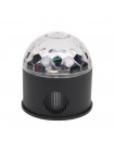 Диско куля EKOOT M-M09 MINI LED Bluetooth 9 кольорів кришталева куля пульт ДК (5206-15737a)