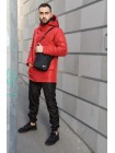 Комплект Парка червона + Штани President + Бірсетка в подарунок Nike Репліка XXL (1586890545/4)