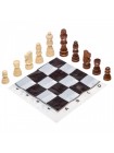 Шахові фігури дерев'яні з полотном PVC для ігор 300P (MR08838)