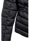 Зимова куртка H&M з капюшоном 34 Чорний