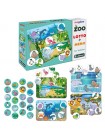 Дитяча настільна гра "Лото + мемо Зоопарк" Magdum ME5032-21 EN