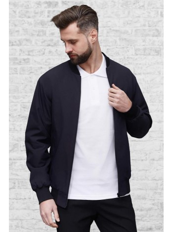 Чоловіча куртка Sun's House & Di'key Bomber L Темно-синій (C-021)