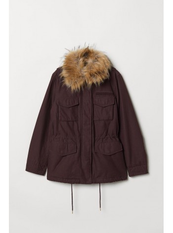 Жіноча парка H&M 32 сливовий 6594538