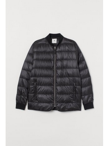 Чоловічий бомбер H&M XS чорний 30078805822