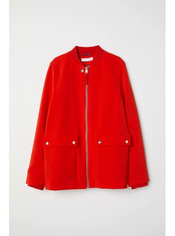 Жіноча куртка H&M 34 червоний 312584928