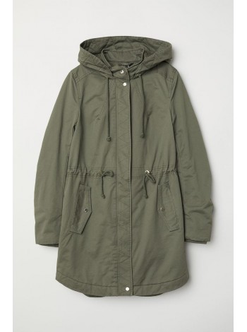 Жіноча парка H&M 32 хакі 13083934476
