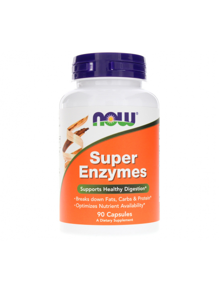 Травні ферменти NOW Foods Super Enzymes 90 Caps