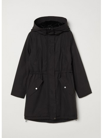 Жіноча парка H&M 34 чорний 6594628