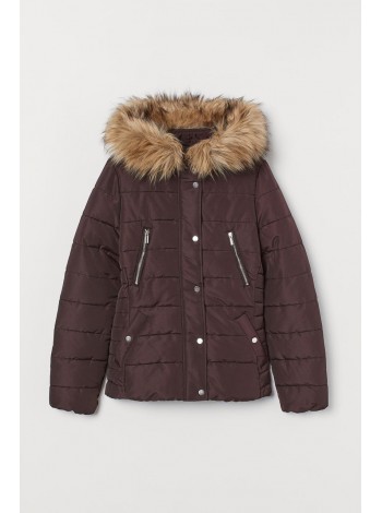 Жіноча куртка H&M 36 темно-коричневий 7554400