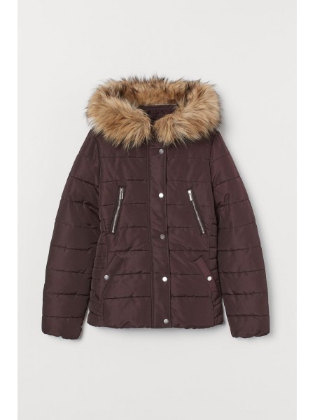 Жіноча куртка H&M 36 темно-коричневий 7554400