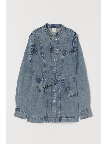 Куртка джинсова H&M XS блакитний 31038337760
