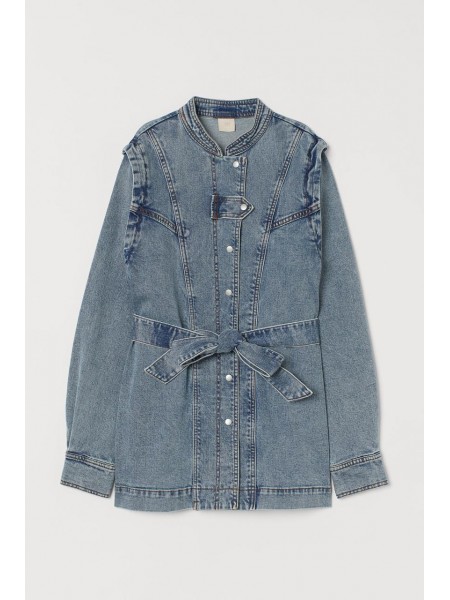 Куртка джинсова H&M XS блакитний 31038337760