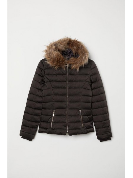 Жіноча куртка H&M 34 чорний 10086426758