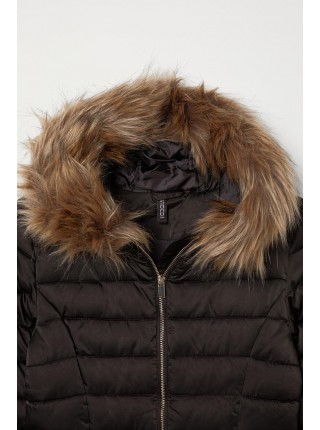 Жіноча куртка H&M 34 чорний 10086426758