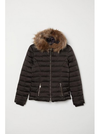 Жіноча куртка H&M 36 чорний 10086426758