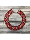 Кольє-силянка із чеського бісеру HatynkaUA Necklace намисто ручної роботи до вишиванки (SUN999_17)