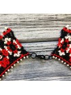 Кольє-силянка із чеського бісеру HatynkaUA Necklace намисто ручної роботи до вишиванки (SUN999_17)