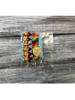 Кольє-силянка із чеського бісеру HatynkaUA Rainbow Necklace ручної роботи до вишиванки (SUN999_18)