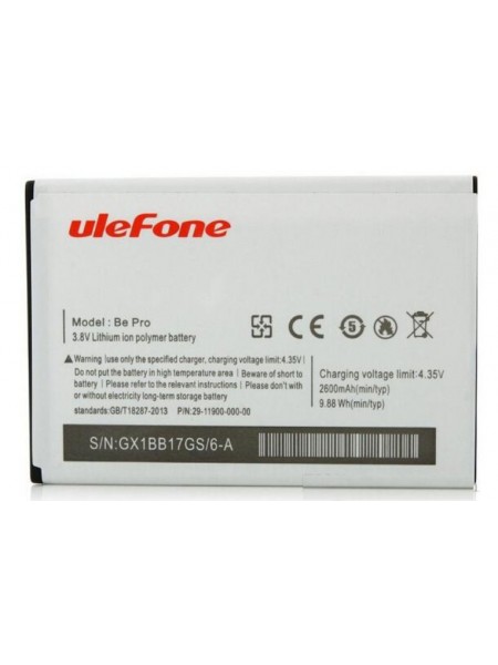 Батарея Ulefone Be Pro / Be Pro 2 / L55 / 3019 3000 мА*ч