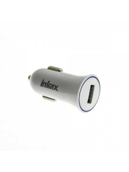 Автомобільний зарядний пристрій Inkax CD-37 Білий (T2054)
