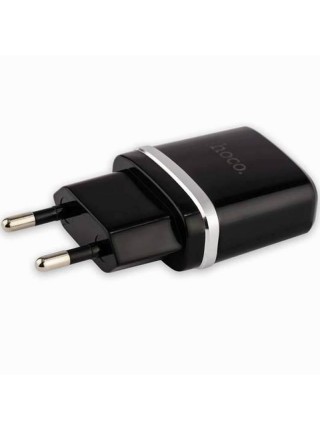 СЗП Hoco C12 Dual USB Charger 2.4 A (Чорний) 482462