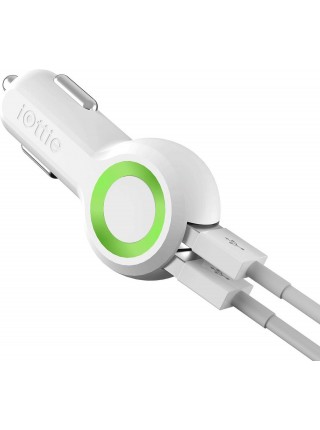 IOttie RapidVOLT Max Dual Port USB Car Charger White (CHCRIO104WH)