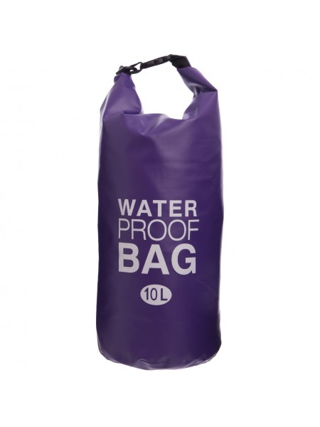 Водонепроникний гермомішок з плечовим ременем Waterproof Bag 10 л TY-6878-10 (PVC) Фіолетовий (PT0491)