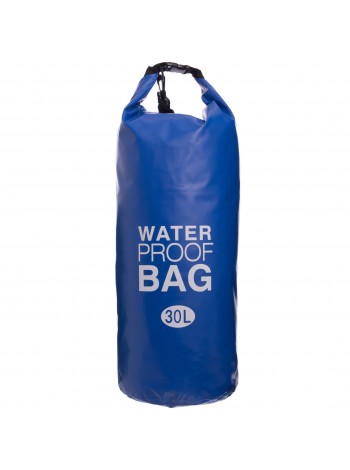Водонепроникний гермомішок з плечовим ременем Waterproof Bag 30 л TY-6878-30 (PVC) Синій (PT0507)