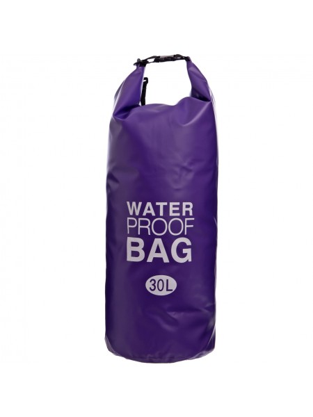 Водонепроникний гермомішок з плечовим ременем Waterproof Bag 30 л TY-6878-30 (PVC) Фіолетовий (PT0508)