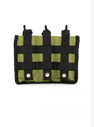 Підсумок під 3 магазини АК/М16 MOLLE відкритий VS Thermal Eco Bag хакі VS Teb