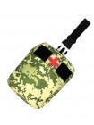 Аптечка підсумок велика набедрена VS Thermal Eco Bag MOLLE піксель зі змінним хрестиком шевроном VS TEB хакі