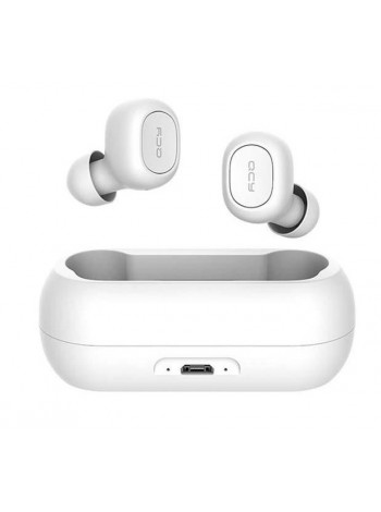 Бездротові навушники QCY T1S Bluetooth навушники вкладки Білий (SUN4245)